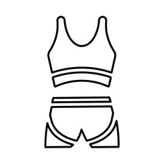Female Gym Dress Icon
