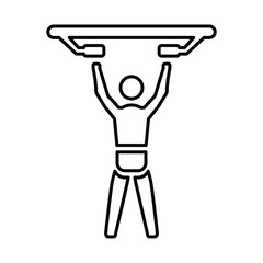 Pull Ups Exercise Icon
