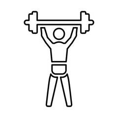 Weight Lifting Exercise Icon