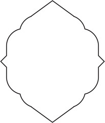 Fototapeta premium Islamic Line Art Vector | Mosque, Ornament, Ramadan & Arabic Elements