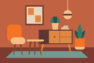 Luxurious living room interior design featuring a comfortable sofa, modern furniture, and stylish decor creating a contemporary home atmosphere