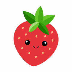 Obraz premium vector illustration of strawberry