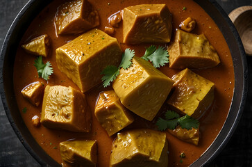 Rich Jackfruit Curry Dish