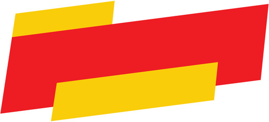 Colorful Abstract Ribbon Banner Vector with Firework Bursts &ndash; Transparent Background for Sale & Promotion Designs