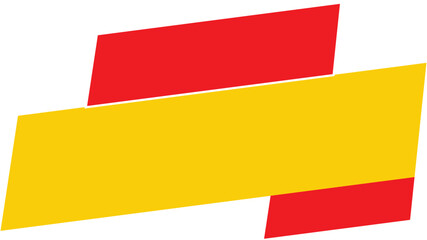 Colorful Abstract Ribbon Banner Vector with Firework Bursts &ndash; Transparent Background for Sale & Promotion Designs