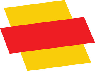 Colorful Abstract Ribbon Banner Vector with Firework Bursts &ndash; Transparent Background for Sale & Promotion Designs