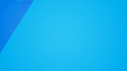 Abstract blue gradient background with flowing lines and geometric shape