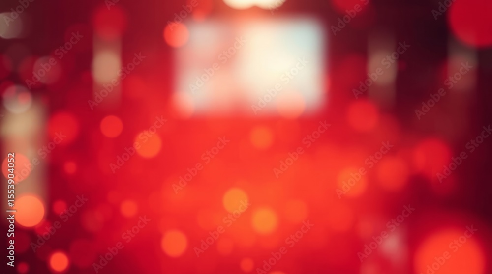 Poster red abstract blur: a captivating abstract image featuring a mesmerizing blur of red and orange hues,