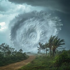 Extreme weather natural disasters powerful storms hurricanes tornadoes blizzards heavy rainfall floods intense climate conditions nature force danger environmental impact