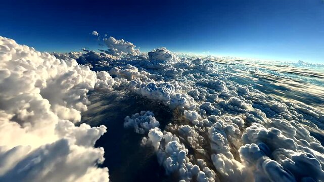 Expansive Sky with Dramatic Cloud Formation