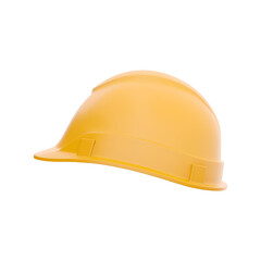 A yellow hard hat, commonly used for safety in construction and industrial environments.