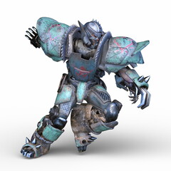 戦闘ロボット　3DCGレンダリング