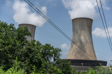 Limerick Nuclear Power Station located near Philadelphia, Pennsylvania