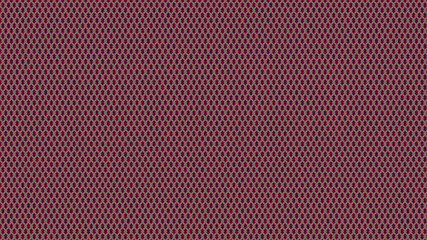 Intricate woven pattern of burgundy and beige interlocking strands
