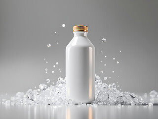 bottle with milk