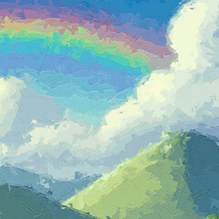 Various oil paintings, flowers, lotus leaves, swans, landscapes, roses, peonies, landscapes, streams, chrysanthemums, plum blossoms, deer, geese