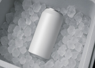 Beverage can mockup