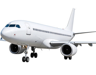 Obraz premium Avión real sobre fondo aislado transparente