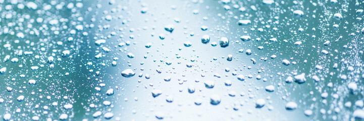 Raindrops On Vehicle Windscreen