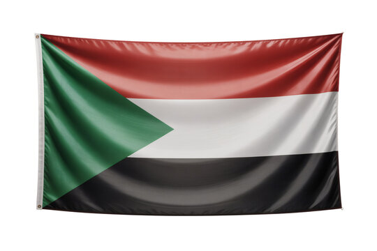 Waving National Flag of Sudan - A Vibrant Symbol of Sudanese Identity and Pride, showcasing the colors and design of the national flag