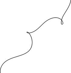 Hand Drawn Squiggly Line