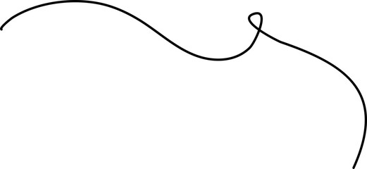Hand Drawn Squiggly Line