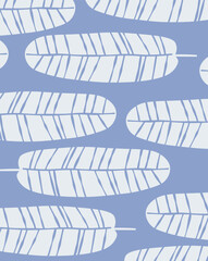 Tropical Leaf Pattern Background
