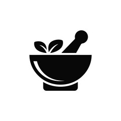 Simple black silhouette of a soft serve ice cream cone on a white background