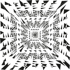 Spiral icon pattern. Black swirl design. Dynamic twist illustration. Vector rotation symbol.