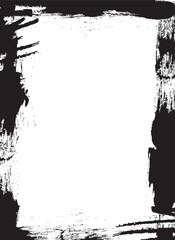 Grunge Brush Stroke Frame