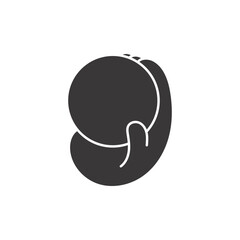Logo hand hold ball simple unique design