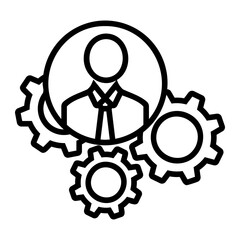 recruitment Line Icon