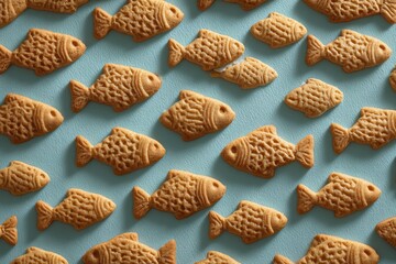 A tasty fish shaped cookie cracker inspired by bakeries cafes and baby food