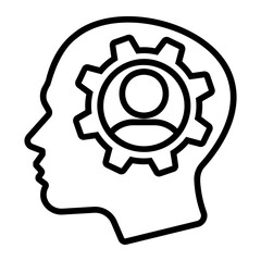 recruitment Line Icon