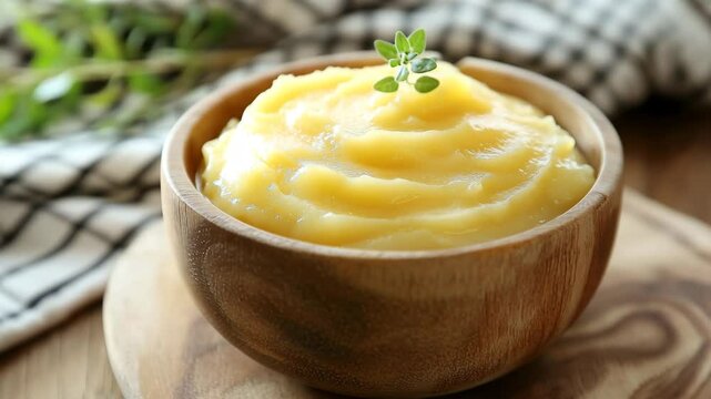 mashed potatoes in a bowl