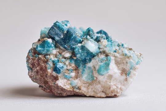 Magnesite mineral a blend of iron carbonate and magnesite serves as a magnesium ore from the carbonate group shown on a white background possibly for economic and metal price u