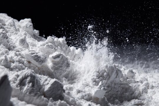 Close up of talc stone