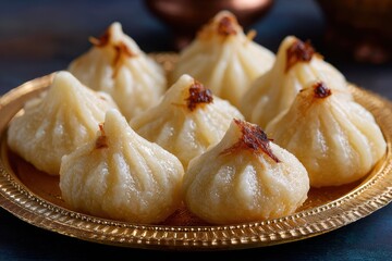 Kozhukatta Pidi is a sweet rice dumpling served during Indian festivals like Ganesh Chaturthi Diwali and Navratri typically enjoyed with tea