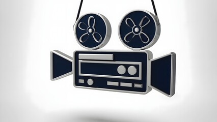 Vintage Film Camera with Reels