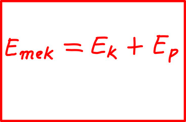 physics formula law of conservation of mechanical energy, basic mechanics