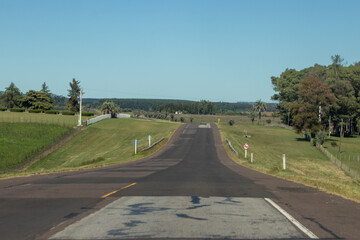 Carretera  sin señalizar