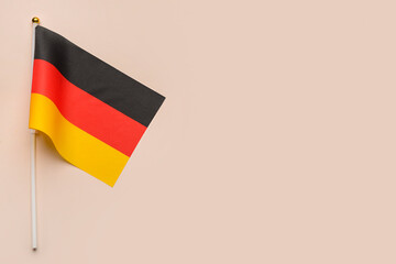 Flag of Germany on light background