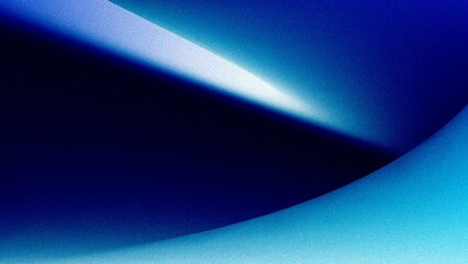 abstract blue wavy gradient background with grain and noise texture for header poster banner