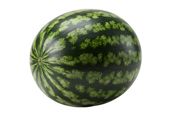 Miniature Watermelon isolated on transparent baackground
