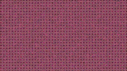 Abstract geometric pattern with colorful circular elements on a textured background