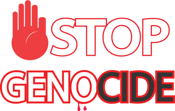 STOP GENOCIDE Words for everyone to have the right to live