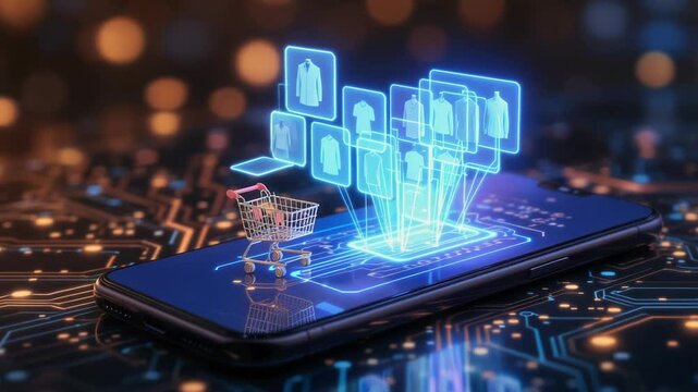 Online Shopping: Holographic Retail on Mobile Device - Powered by Adobe