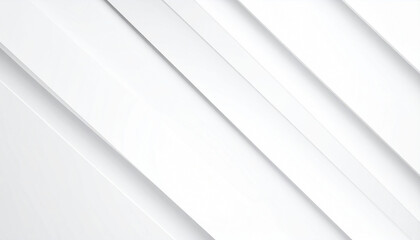 Obraz premium Abstract diagonal white stripes with subtle shadowing and varying shades of white creating a minimalist, clean, and modern design