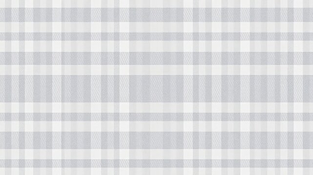 Subtle light gray and white tartan textile seamless repeat pattern providing a calming and timeless background for various creative applications