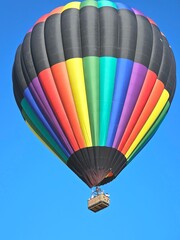Fototapeta premium hot air balloon in flight
